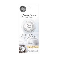 CARALL Savon Time 冷氣孔消臭芳香 車用香氛 空氣淨化 持久清新, 1個, 棉柔浴皂