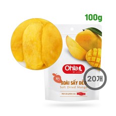 올라 두툼한 소프트 건망고 말랭이, 20개, 100g