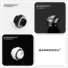 Barrowch PC 수냉 피팅 남성-남성 G1/4 인치슬라이딩 튜브 워터 쿨러 방열판 FBB2D-10 용 익스텐더, 01 Mini, 04 Black