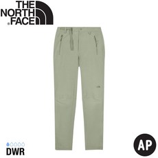 The North Face 女 防風防潑水軟殼長褲 AP 綠茶色 登山褲