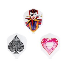 D.CRAFT 디크래프트 Fit Flight 피트 플라이트 조커 쉐이프 화이트 다트 플라이트