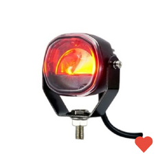 차량 안전 지게차 u자형 미니 램프 후진등 레드