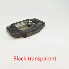 게임보이 어드밴스용 맞춤형 호환교체 하우징 쉘 GBA IPS V3 라미네이트 케이스 절단 필요 없음 [호환], Black transparent