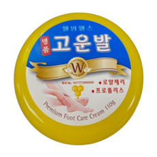웰빙헬스 명품 고운발 풋크림, 1개입, 18개, 110g