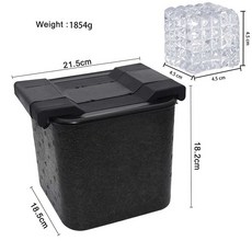 위스키 아이스볼메이커 큰 얼음틀 원형 몰드 하이볼 투명, 7. 4홀 물방울 얼음(4.5cm 클립)