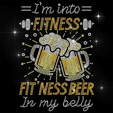 1개 유리 핫픽스 라인스톤 다리미 부착형 아플리케 의상 액세서리 (옷 가방 바지 맥주병 장식용) 297x210mm, 혼합색