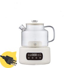 跨境220V110V伏養生壺 小型煮茶器 1.2L燒水壺 歐美規花茶煮茶壺, 110V美規(不帶濾網):1.2L