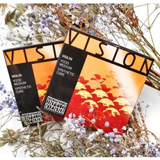 Thomastik Vision VI100 中提琴弦 - Medium 合成核心, 適用4/4 小提琴, 1套
