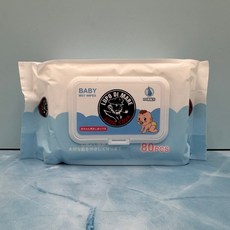 LUPO DI MARE 嬰兒濕巾 RO純水 加蓋 80抽, 1個, RO純水嬰兒濕巾80抽 加蓋
