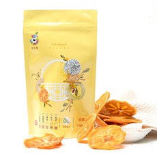 吉之果 鮮果乾-柿子果片 (50g/包) 台灣在地水果 低溫烘焙 無添加, 50g, 1個