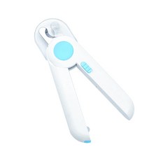 台灣現貨24H出貨 LED寵物指甲剪 貓咪指甲剪 狗狗指甲剪 發光指甲刀 自帶銼刀 修剪省力, 1個, 寵物指甲剪 天空藍