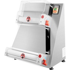 상업용 피자 도우 롤러 시트 4-16인치 110V 370W 전기 피자 도우 롤러 스테인리스 스틸 레스토랑 베이커리 피자 가게용 두께 조절 가능한 도우 머신 4-16인치, 4-16in