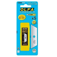 OLFA SKB-2/5B 工作刀片(適用SK-3、SK-4、SK-5、SK-6、SK-9、UTC-1) 富福里, 1個