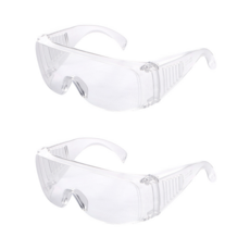 퍼플미러 워터밤 투명 고글, 2개