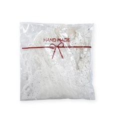 RAYRAYGO 蕾絲花邊素材包, 1個, 白色系*40條【樣式隨機】, 白色系