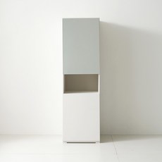 데코라인 따숨 모듈 옷장 안방 드레스룸 키큰 이불장농 거울수납장 600, 화이트