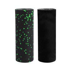 [2P구성] 듀얼케어 마사지 미니폼롤러 근막이완 하드 EPP소재, 1세트, 혼합(블랙1+라임1)