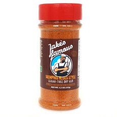 제이크의 유명한 멤피스 루브 바비큐 루브 4.5온스 무설탕 글루텐 프리 클래식 남부 양념 치킨 갈비 돼지고기 소고기 그릴 팩용 믹스 1개, 4.5 Ounce (Pack of 1)