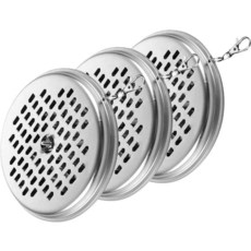 SITEDAN 걸이형 향 접시 모기 유인 향꽂이 3개 세트 휴대용 소용돌이 트레이 퇴치 물림 방지, 단일구성