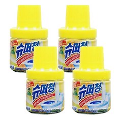 산도깨비 슈퍼청 변기세정제 병타입, 180g, 4개