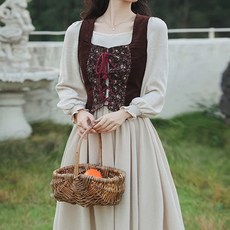 레트로옷 개화기 의상 목장 소녀 코디set 졸사 수능사진