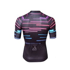 무지개 자전거 라이딩 반팔 저지 여름 사이클 옷 상의