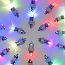 10-50개 풍선 배터리 비 깜박이 미니 LED 조명 종이불 꽃 파티 방수 잠, 10pcs, multi color