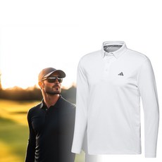 아디다스 골프 남성 긴팔 티셔츠 골프 카라티 골프복 CPT1241240924 다목적 포켓파우치 구성
