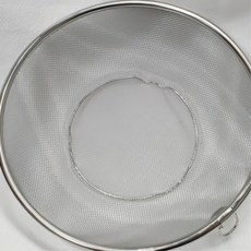 키친아트 타공 스텐 채반 채망 거름망 야채 바구니 소 스텐망 볼 스텐볼, 1개