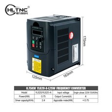 VFD 인버터 0.75KW 1.5KW 2.2KW 주파수 1P 3P 110v 220V 출력 변환기 가변 드라이브, 01 CHINA, 01 CHINA