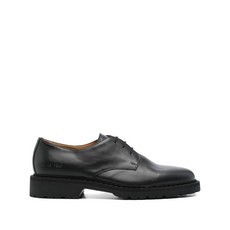 커먼프로젝트 레더 레이스업 더비 슈즈