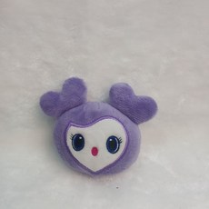 twice savelylovely周邊大頭毛絨手機掛件，可愛玩偶手機吊飾，台灣現貨快閃, 1個, 紫 減標 無掛需縫