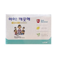 아이 깨끗해 항균비누 레몬향 100g 4개입, 100g*4, 1