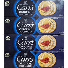 카스 테이블워터 크래커 오리지널, 4개, 125g