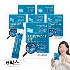 프로바이오틱스 19 플러스 유산균, 60g, 6개