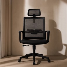 올인홈 S30 사무실 사무용 학생 공부 컴퓨터 메쉬의자, 팔걸이고정/블랙
