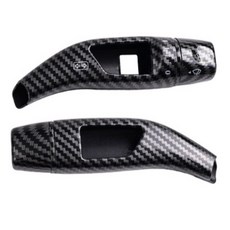 2件組 碳纖維紋 換檔雨刷桿飾蓋 覆蓋黏貼安裝 適用 16-22 X253 17-23 W213 W166 C292