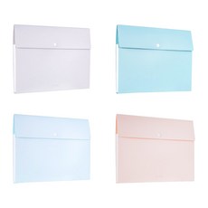 심플 도큐먼트 파일백 8분류 72456, 혼합색상, 2개