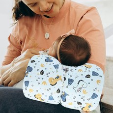 마이베베 모유수유쿠션 분유수유쿠션 팔토시 휴대용 수유쿠션, 아기공룡