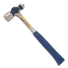 Estwing Ball Peen Hammer - 355ml(12 oz) 단조 스틸 구조 및 충격 감소 그립이 있는 금속 작업 도구 E3-12BP_180319