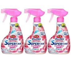 花王 魔術靈 浴室防霉泡沫清潔劑 玫瑰香, 350ml, 3瓶