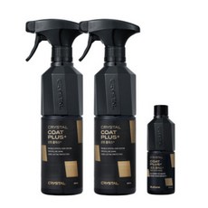 불스원 (1+1행사)뉴 크리스탈코트 플러스 유리막코팅제(광택+발수코팅효과)500ml +코트, 단일구성