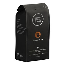 Kicking Horse Coffee 다크 로스트 원두 284g(10온스) - 인증 공정무역 코셔 커피, 284g
