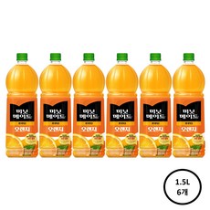 미닛메이드 오렌지주스 1.5L 6개