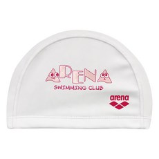 아레나 아동용 레터몽 실리코팅 수모 A6AC1AL51, 1개, WHITE