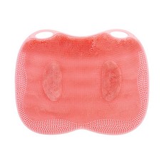 矽膠浴室洗腳墊 按摩墊 防滑設計, 小號粉色440*330*36MM, 1個, 1個