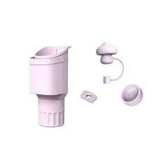 편한생활연구소 스탠리 텀블러 실리콘 파우치, 1개, 핑크