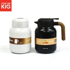 추천마켓1000 보온 주전자 1.3L 진공포트, 검정