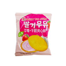MON TO SUN 草莓牛奶夾心餅, 600g, 1套