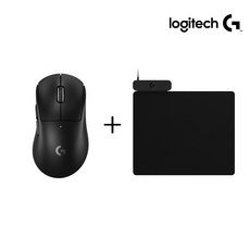 로지텍 지슈라2 덱스 G PRO X SUPERLIGHT 2 DEX 무선 게이밍 마우스 + 파워플레이 무선 충전패드, 블랙, DEX + 파워플레이2